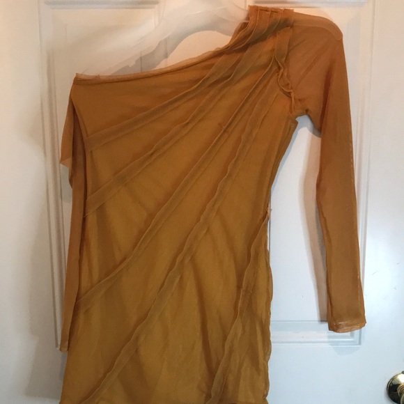 Mesh one shoulder top - Picture 1 of 3